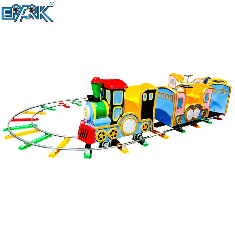 Kapalı tema parkı küçük çocuk arabası parça tren sürmek çocuklar için macera ekipmanları parça tren satılık sürmek