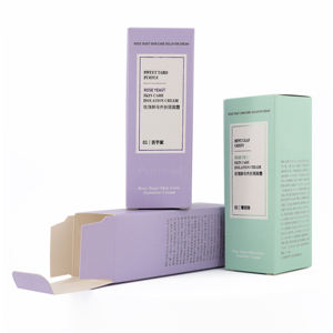 Emballages en papier cosmétique pour cils avec lamination gaufrée personnalisée, fabriqués à partir de matériaux recyclés pour les soins de la peau et les crèmes pour le <span class=keywords><strong>visage</strong></span> - Product Image 1