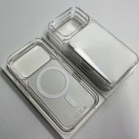 Étui de téléphone transparent magnétique pour iPhone 17 Pro Max avec animation ic Étui de téléphone portable pour iPhone 17 Pro