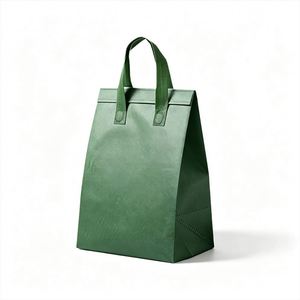 Custom Durable Foldable Handle <b>Insulated</b> <b>Cooler</b> <b>Bag</b> Food Grade PP Material Letter Waterproof for Lunch Travel - Product Image 2