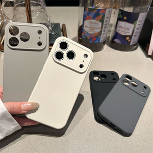 New Orange Silicone lỏng trường hợp điện thoại cho Iphone 17 Pro Max 17 không khí Silicone đổ xô lót chống sốc trường hợp điện thoại tùy chỉnh - Product Image 6