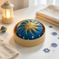 Balle anti-stress sensorielle artisanale sculptée à la main, en forme de dumpling, à extrusion et remontée lente sous pression, pour le Memorial Day aux États-Unis