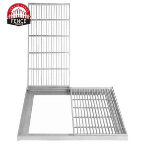 โครงเหล็กฝาครอบคลองชุบสังกะสีแบบจุ่มร้อนฝาครอบน้ําเสียสําหรับรางน้ําฝนรางเหล็กตะแกรง - Product Image 4