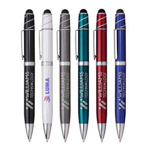 Bolígrafos de Metal con cabeza giratoria para ADHD, herramienta de alivio, regalo clínico de salud Mental, bolígrafo giratorio Fidget, Stylus con logotipo personalizado - Product Image 1