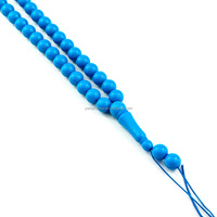 Vente en gros Arabie Saoudite Résine Arabe Ambre Tasbih Compteur Personnalisé 10mm 51 Chapelet de Prière Musulman