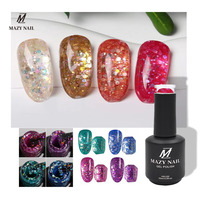 Vernis à ongles en gel pailleté brillant or argent rose vernis à ongles en gel UV Soak Off Nail Art Manucure