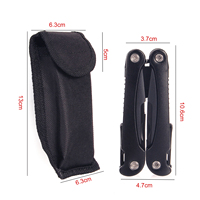 Outil multifonction 12 en 1 en acier inoxydable, outil de poche, outil de survie en camping, équipement de plein air EDC avec couteau, tournevis pour la randonnée OEM
