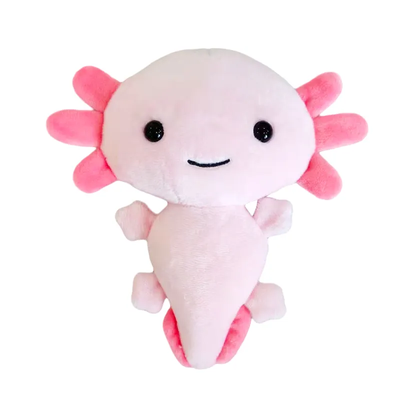 Высококачественная плюшевая игрушка на заказ, розовые набивные животные, набивные плюшевые axolotl игрушки, мягкие плюшевые axolotl