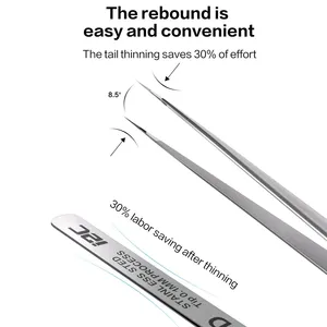 I2c 3D 2D siêu mịn nhíp siêu cứng hợp kim công cụ cho SMT BGA ic máy tính bảng điện thoại 0.01mm bay dòng <span class=keywords><strong>micro</strong></span> sửa chữa kẹp kẹp - Product Image 2