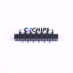 KF58SM-10.0-6P Barrier Terminal Block Through hole Component (THT),P=10mm Connector With Cover Plate 10mm 1x6P Straight Pin - Product Image 2