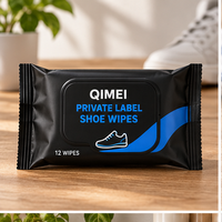 Lingettes pour chaussures OEM ODM sous marque privée, avec conception personnalisée, format et quantité d'emballage sur mesure