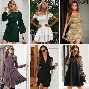 Liquidazione <span class=keywords><strong>Abiti</strong></span> Eleganti da Donna, Mix Casuale di Stili Casual, Consegna Casuale, <span class=keywords><strong>Abiti</strong></span> <span class=keywords><strong>Estivi</strong></span> di Lusso <span class=keywords><strong>in</strong></span> <span class=keywords><strong>Cotone</strong></span> per Donna - Product Image 1
