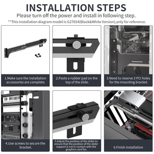 Support de carte graphique réglable anti-affaissement pour GPU - Product Image 6