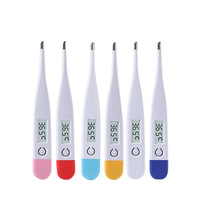 Cubierta desechable para sonda digital, termómetro electrónico de frente y axila con punta suave, de plástico, para uso doméstico, médico y pediátrico.