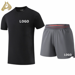 Ensembles de T-shirts d'été à manches courtes à <span class=keywords><strong>prix</strong></span> raisonnables, Traje Manga Corta, <span class=keywords><strong>grande</strong></span> taille, ensembles de T-shirts de sport décontractés pour hommes - Product Image 1