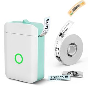 Nueva Impresora de Etiquetas Térmicas Portátil sin Tinta para el Hogar, Niños y Escuela, Impresora de Etiquetas Pequeñas de 203dpi, Compatible con OEM - Product Image 1