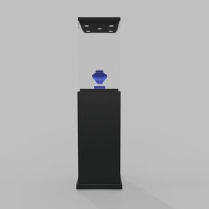 Vitrine de Musée Moderne en Bois Noir Haut de Gamme Personnalisée, Présentoir Élégant avec Éclairage LED pour Montres et Bijoux - Product Image 4