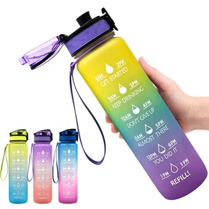 Botella de Agua Deportiva de Tritán de 600 ml, a Prueba de Fugas, Libre de BPA, para Niños, <span class=keywords><strong>con</strong></span> Marcador de Tiempo, 20 oz - Product Image 5