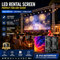 Écran LED de location TOPvision pour le Nouvel An, haute fréquence de rafraîchissement sans scintillement, effet visuel de feux d'artifice, grand affichage extérieur pour compte à rebours de fête
