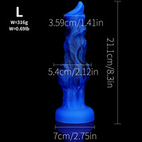 Vente en gros d'usine : Dildo fantaisie en silicone en forme de chien, style animal, pour usage anal gay BDSM, fournisseur de jouets pour adultes