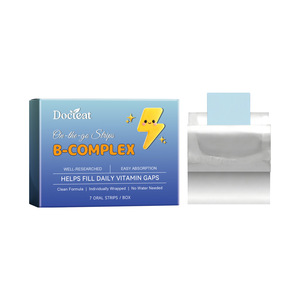 DOCTEAT Vitaminas <span class=keywords><strong>B</strong></span> Compuestas en Tabletas Instantáneas Portátiles, Mejora la Memoria y el Sueño, <span class=keywords><strong>7</strong></span> Tiras Orales/Caja, Ingredientes Saludables para el Cuerpo - Product Image 5
