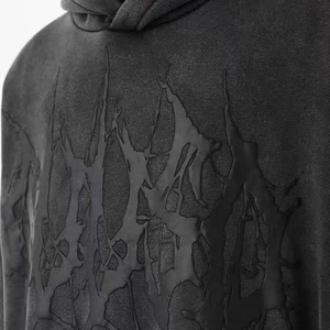 Sudadera con Capucha Unisex, Estilo Desgastado, Lavada, Personalizada - Product Image 4