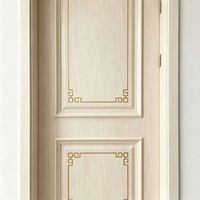 Portes intérieures en bois sculptées de style européen classique pour maison, appartement, villa, hôtel, chambre à coucher, projet, finition peinture laquée