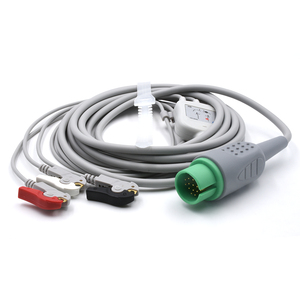 Spacelabs Ultraview <span class=keywords><strong>Mcare</strong></span> 300 EKG-Kabel DirectConnect 3-Kanal-EKG-Kabelclip AHA - Product Image 2