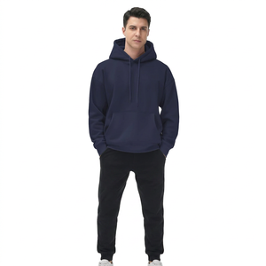Trendy Winter 100% Cotton Fleece 450g Zipper-Up Hoodie for Men-Streetwear Basics FINER THREADS Quick Dry & Breathable - Product Image 1