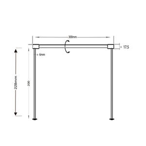 Maßgefertigte Moderne Aluminium-<span class=keywords><strong>LED</strong></span> Luxus-Schmuckvitrine mit Drehbarem Beleuchtungssystem, Theken-Showcase mit Goldfinish - Product Image 4