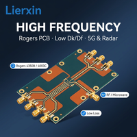 Fabricant de circuits imprimés RF micro-ondes à faible perte Lierxin Rogers PCB haute fréquence RO4350B RO4003C, 1 à 20 couches pour 5G