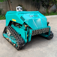 Mulcher à chenilles télécommandé multifonction fabriqué en Chine tondeuse à gazon à fléaux à vendre