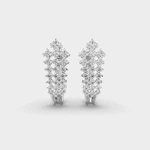 Classic Diamond <b>Stud</b> <b>Earrings</b> 925 Sterling <b>Silver</b> Stylish Fine Jewelry for Wedding Party Daily Wear Fashion - Product Image 6