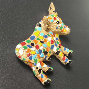 Witt a tridimensional <span class=keywords><strong>mosaico</strong></span> tauromaquia pintado recuerdo imanes de nevera para un viaje a <span class=keywords><strong>Barcelona</strong></span> España - Product Image 4