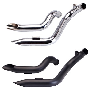 Tuyau d'échappement en acier inoxydable, pièces de <span class=keywords><strong>moto</strong></span> pour modèles Harley 883, noir mat, pour remplacement/réparation - Product Image 2