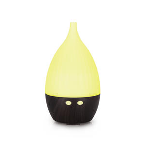 Diffuseur d'arômes en bois grainé 130 ml, humidificateur USB pour la maison, mini diffuseur d'huiles essentielles avec lumière LED, alimentation 5V - Product Image 5