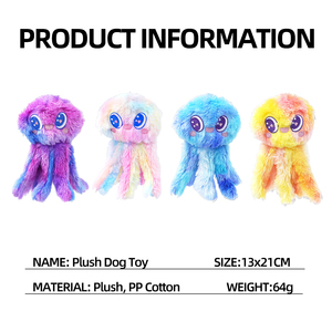 Nhà sản xuất bán buôn sứa thiết kế kêu cót két Chew Pet <span class=keywords><strong>Dog</strong></span> đồ chơi sang trọng - Product Image 5