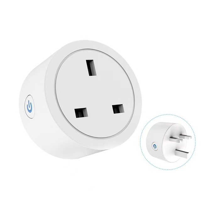 CE RoHS UK 16A WiFi Smart Home Automation Plug with Alexa Voice Control & Remote Timing Schedule Tuya IP66 Safe Home Use