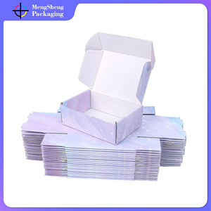 Boîtes en carton à couvercle rabattable, prix d'usine Chine, promotion, emballage en carton avec ruban, boîte d'expédition ondulée mate - Product Image 4
