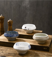 Bol à soupe japonais en céramique de 5,5 pouces, bol à miso, bol à riz et bol à salade, bol à riz asiatique, polyvalent et compatible micro-ondes