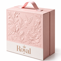 Boîte cadeau en carton pliable personnalisée de luxe, solution d'emballage écologique pour les marques de cosmétiques et de vêtements