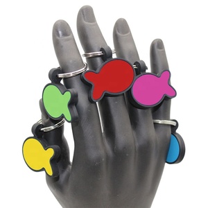 Vật nuôi đáng yêu mini ID tag Chất lượng cao vật liệu Silicone con chó Quà Tặng tùy chỉnh mã QR mẫu miễn phí tag - Product Image 2