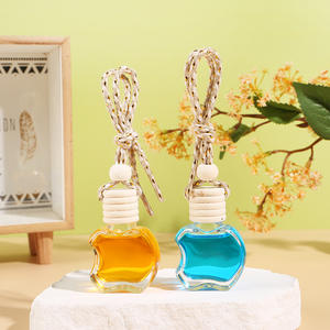 Modern 8ml Clear Glass <b>Liquid</b> Perfume Hanging Car Air Freshener Long Lasting Fragrance No Electricity Needed 3-Year Warranty - Product Image 2