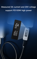 Cable USB-C 3.2 Gen2 de 100W de Fábrica MFI, 20Gbps, Pantalla 4K, 2m 1m, Cable Tipo C con Certificación MFI para iPhone 15 Pro Max, Logotipo Personalizado