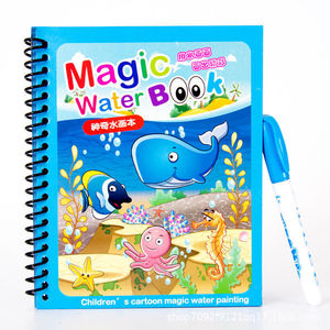 Libro Magico da Disegnare con Acqua, Riutilizzabile, per Colorare e Disegnare, Giocattolo Educativo per Bambini e Bambine, Divertimento Prescolare - Product Image 5