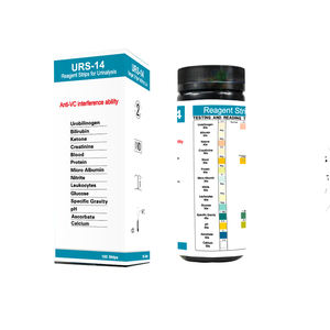 Réactif en vente pour l'analyse d'urine <span class=keywords><strong>Test</strong></span> rapide 14 paramètres Bandelettes de <span class=keywords><strong>test</strong></span> d'urine - Product Image 1