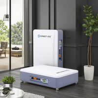 Stock UE 51.2V 200Ah 10kWh IP65 Batterie au lithium CAN séparée Montage mural Système d'énergie solaire domestique Lifepo4