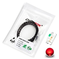 CHANZON 0603 1608 SMD cahaya LED memancarkan cahaya dioda Chip manik-manik hangat putih merah hijau biru kuning oranye UV ungu merah muda RGB 3V SMT