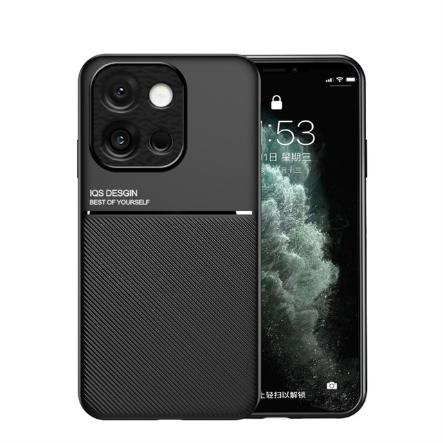 Magnetic Case Leather Camera Lens Protection Mobile Phone Case for OnePlus 15R 15 13s 13T 13R 13 Shockproof Cover