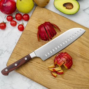 14 Pcs Red Triple Rivet Ergonomic Handle <b>Sharp</b> Anti‑Rust Chef <b>Knives</b> <b>Set</b> Stainless Steel Kitchen <b>Knife</b> <b>Set</b> with Wooden Block - Product Image 3